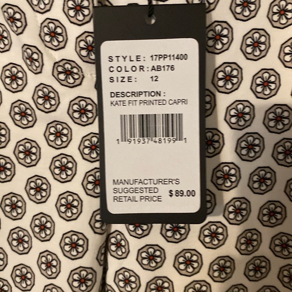 Adrianna Papell ankle pants Kate fit size 12 - Picture 4 of 12